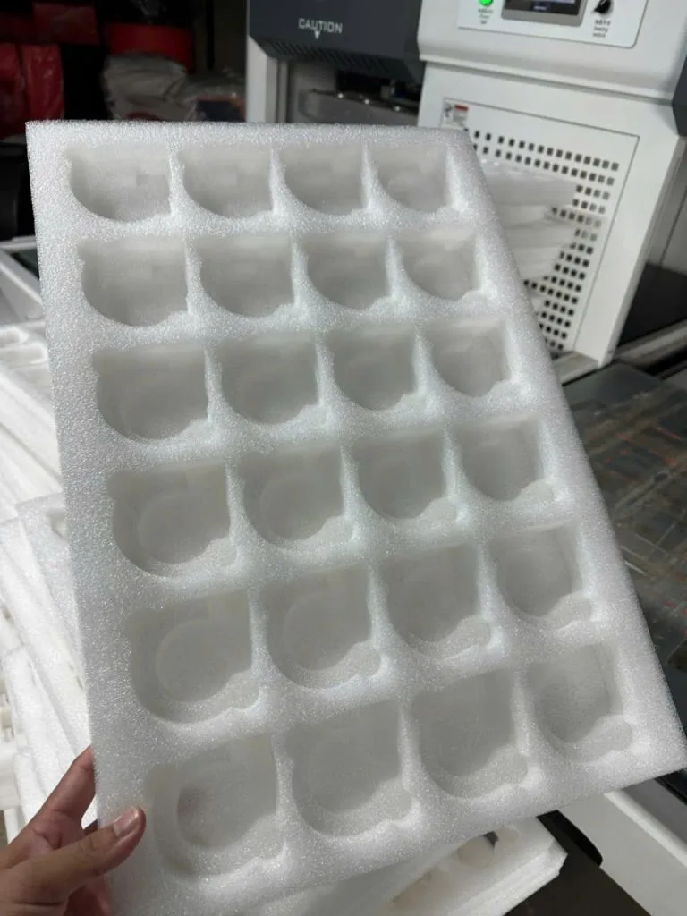 Mút xốp PE Foam định hình đặt theo yêu cầu – Giải pháp bảo vệ sản phẩm tối ưu